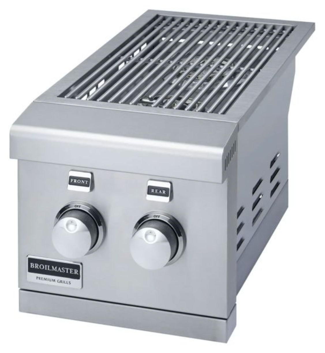 Broilmaster Double Side Burner 12-in. Slide-In Stainless Steel BSABF12N