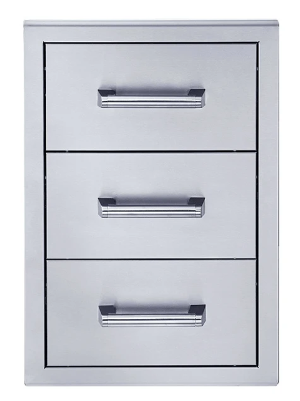 Broilmaster Triple Drawer 18-in. W x 26-in. H Stainless Steel BSAW1826T