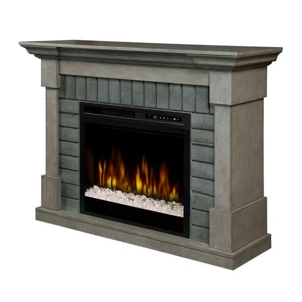Dimplex 28" Electric Fireplace Mantel Package with Glass Media | GDS28G8-1924SK