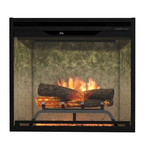 Dimplex Revillusion® 24" Built-In Electric Fireplace — White Concrete | REV24-WC
