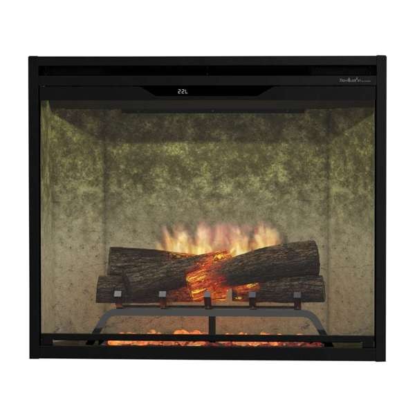Dimplex Revillusion® 30" Built-In Electric Fireplace — White Concrete | REV30-WC