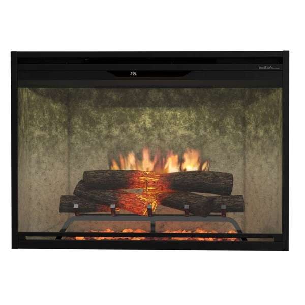 Dimplex Revillusion® 36" Built-In Electric Fireplace — White Concrete | REV36-WC