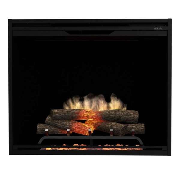 Dimplex Revillusion® 36" Peninsula Built-In Electric Fireplace — Black | REV36P-BL