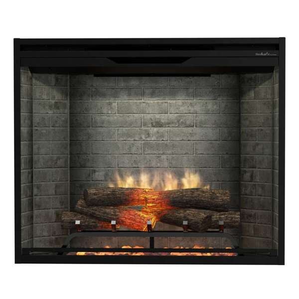 Dimplex Revillusion® 36" Peninsula Built-In Electric Fireplace — Natural Brown | REV36P-NB