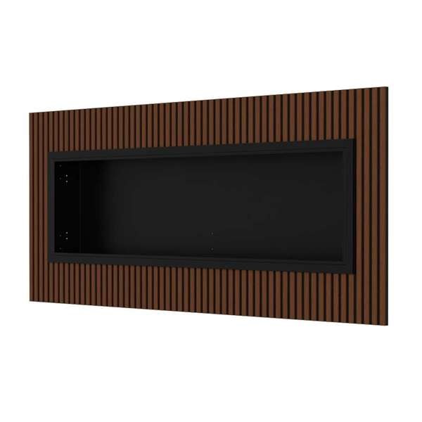 Dimplex Storm Electric Fireplace TV Stand — Walnut | STORM-WALNUT