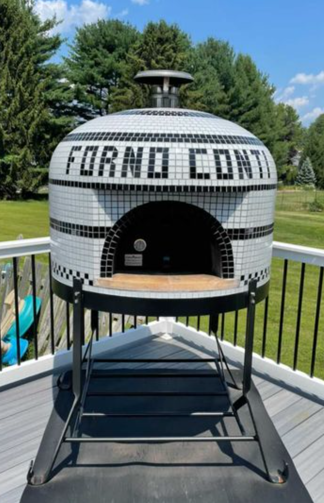 Forno Bravo Napolino70 Outdoor Pizza Oven with Steel Stand