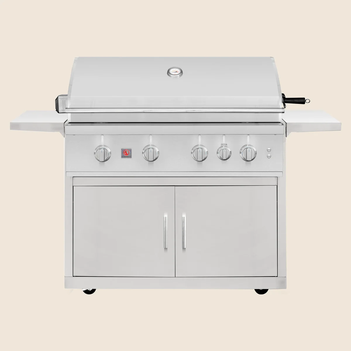 Summerset TRL Pro 40-in. 5-Burner Freestanding Gas Grill with Standard Cart — Liquid Propane TRLPRO40L + CART-TRL40