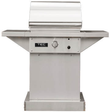 TEC Sterling 26" Natural Gas Grill On Stainless Steel Pedestal STPFR1NTPED
