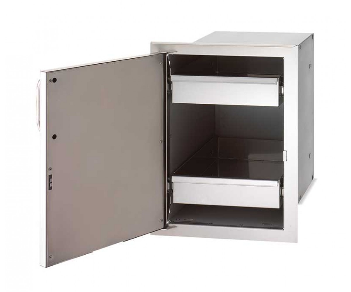 Fire Magic Gourmet Dual Drawer Left Side 33820-SL