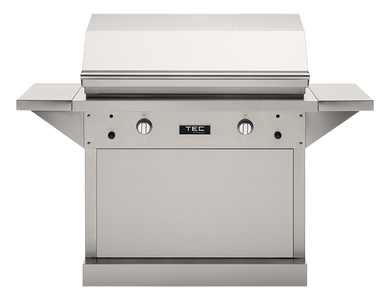 TEC 44" Patio FR Propane Grill On Stainless Steel Pedestal PFR2LPPED