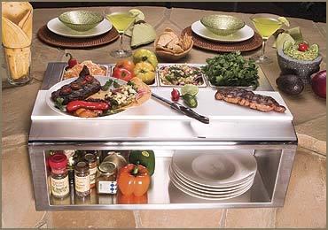 30" Alfresco Plating and Garnish Center APS30P