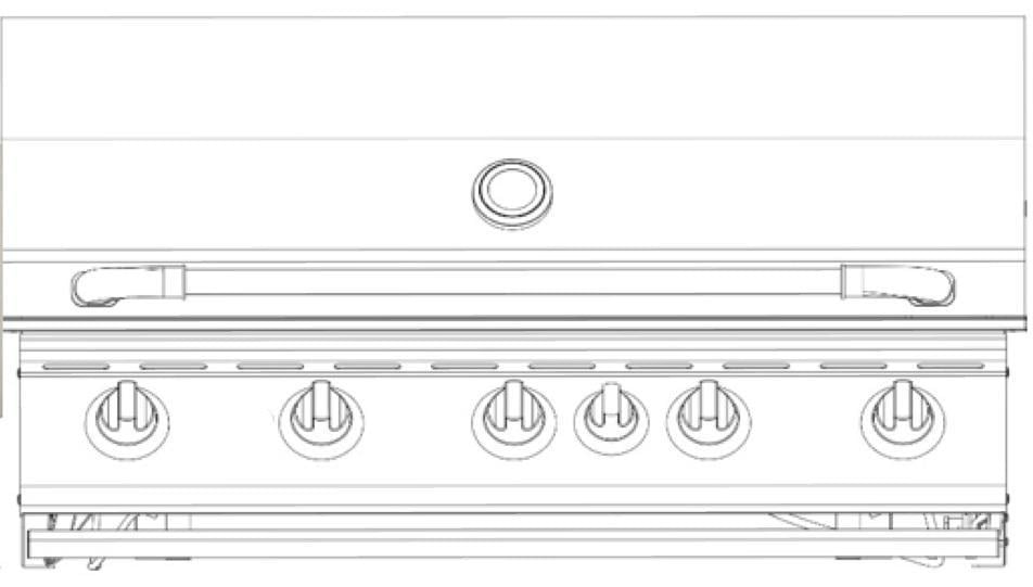 38 INCH 16 GAUGE 304 STAINLESS STEEL GRILL
