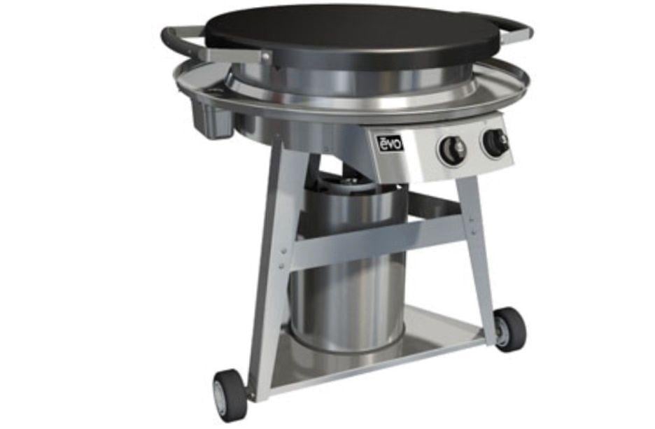 EVO Professional Classic Gas-Fired Flattop Grill With Wheeled Cart 10-0002-LP