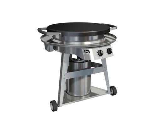 EVO Professional Classic Gas-Fired Flattop Grill With Wheeled Cart 10-0002-NG
