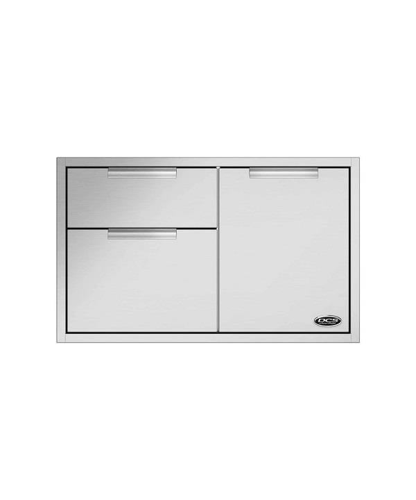 36" DCS BUILT IN STAINLESS STEEL STORAGE DRAWERS #ADR236