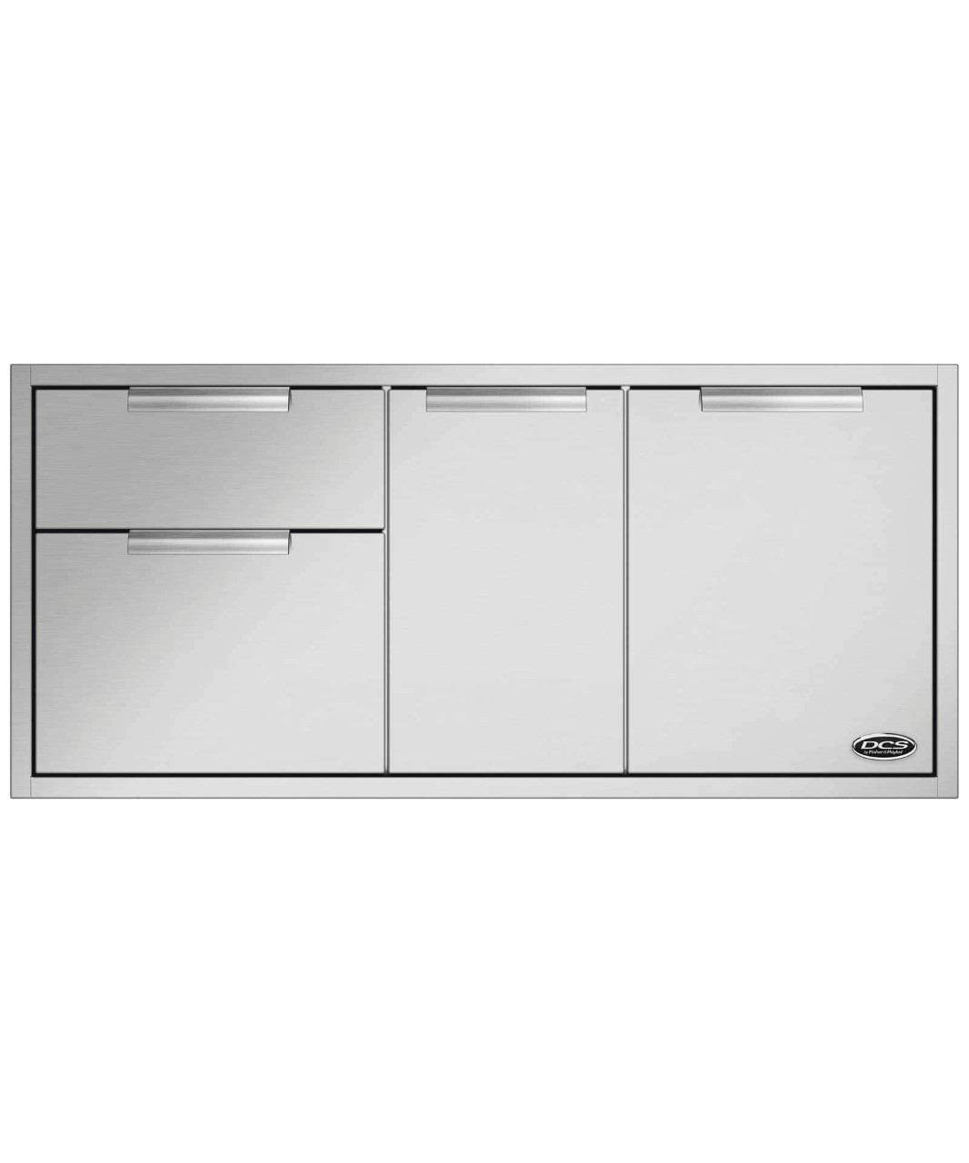 48" DCS BUILT IN STAINLESS STEEL STORAGE DRAWERS #ADR248