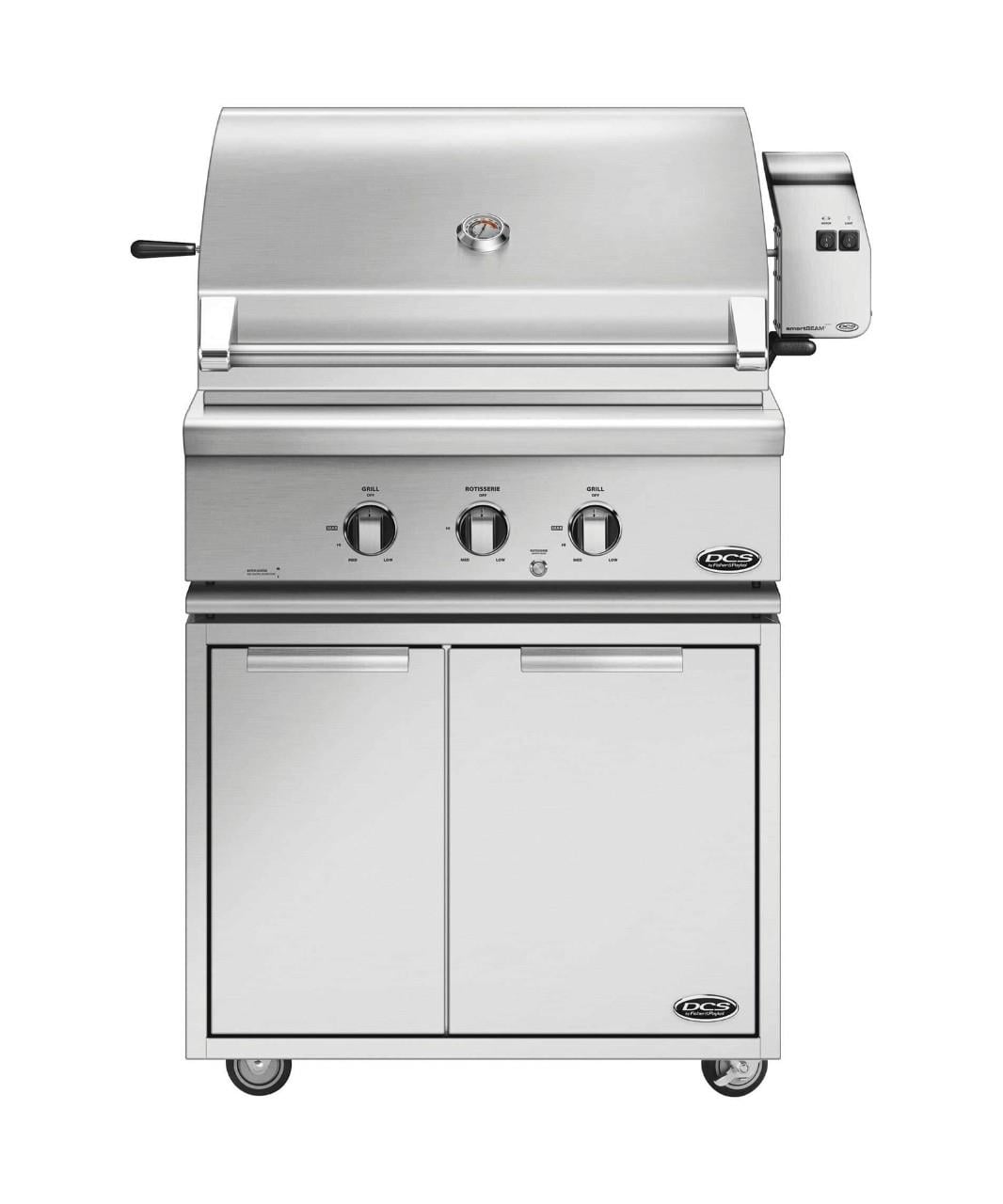 DCS 30"  GRILL WITH ROTISSERIE AND CART #BH1-30R +CAD1-30