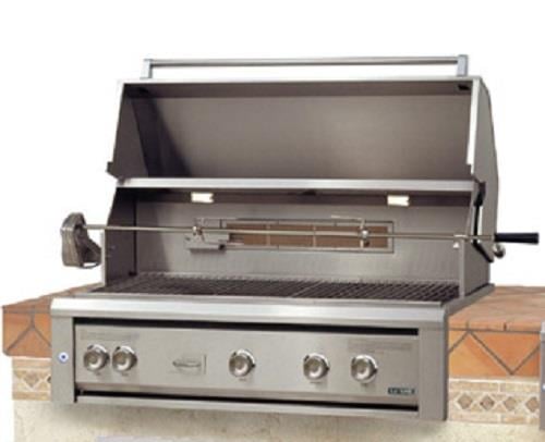 Luxor 42" Built In Gas Grill With Infrared Burner And Rotisserie - AHT-42R-L-BI