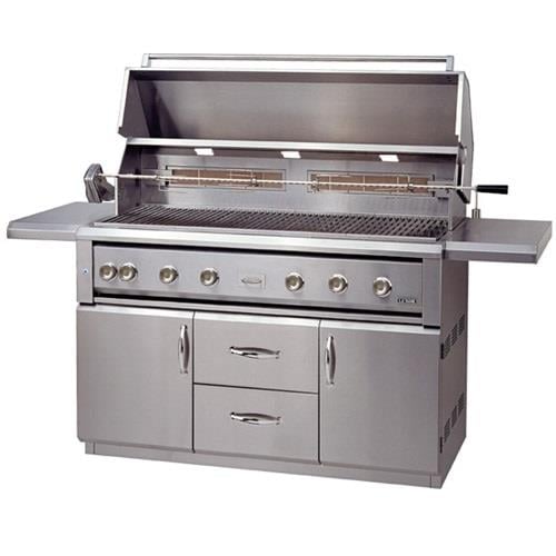 Luxor 54"Free Standing Grill With Rotisserie AHT-54FR-CV-L