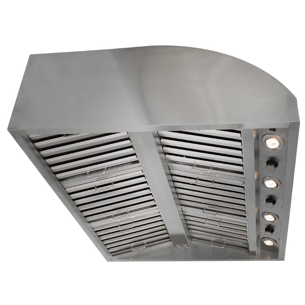 Blaze Large Expandable Duct Cover for 42-Inch Vent Hood 22–42.5 Inch (BLZ-42-VHOOD-DCVR-22)