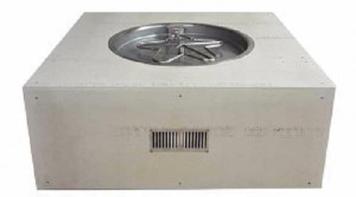 HPC Ready-to-Finish Gas Outdoor Square Fire Feature Push Button Flame Sensing- U45S/FPPK25CEK
