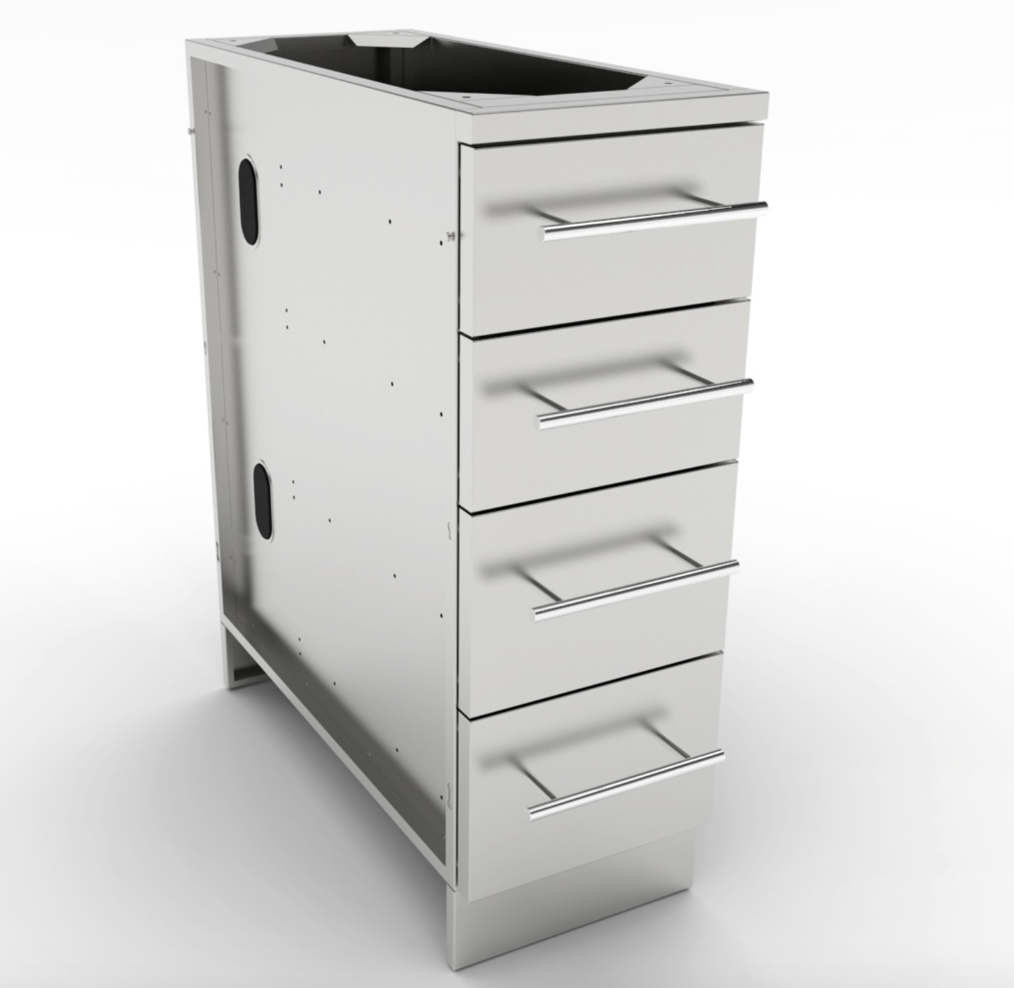Sunstone 12" 4 Multi Drawer Base Cabinet SBC12SMD