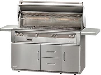 56" Alfresco Standard All Grill  Head On Refrigerated Cart Base ALXE56BFGR