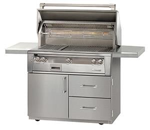 Alfresco 42" Sear Zone Grill on Cart Deluxe Liquid Propane ALXE-42SZCD-LP