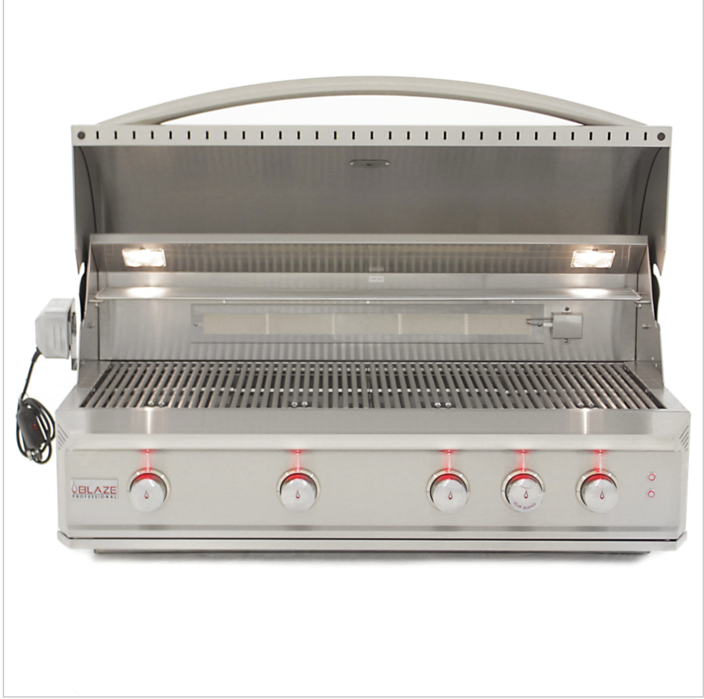 Blaze Professional 44-Inch 4 Burner Built-In Gas Grill With Rear Infrared Burner BLZ-4PRO (BLZ-4PRO)