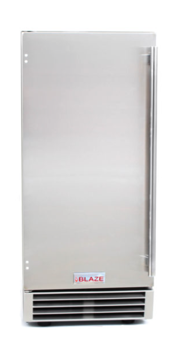 Blaze 50 LB. 15 Inch Outdoor Ice Maker with Gravity Drain BLZ-ICEMKR-50GR (BLZ-ICEMKR-50GR)