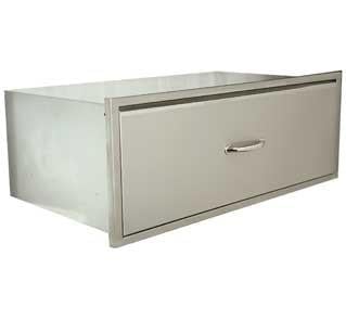 Luxor Medallion Extra Large Single Storage Drawer - AHT-M-1D-42