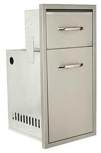 Luxor Medallion Trash And Paper Towel Holder Combo - AHT-M-PTTS