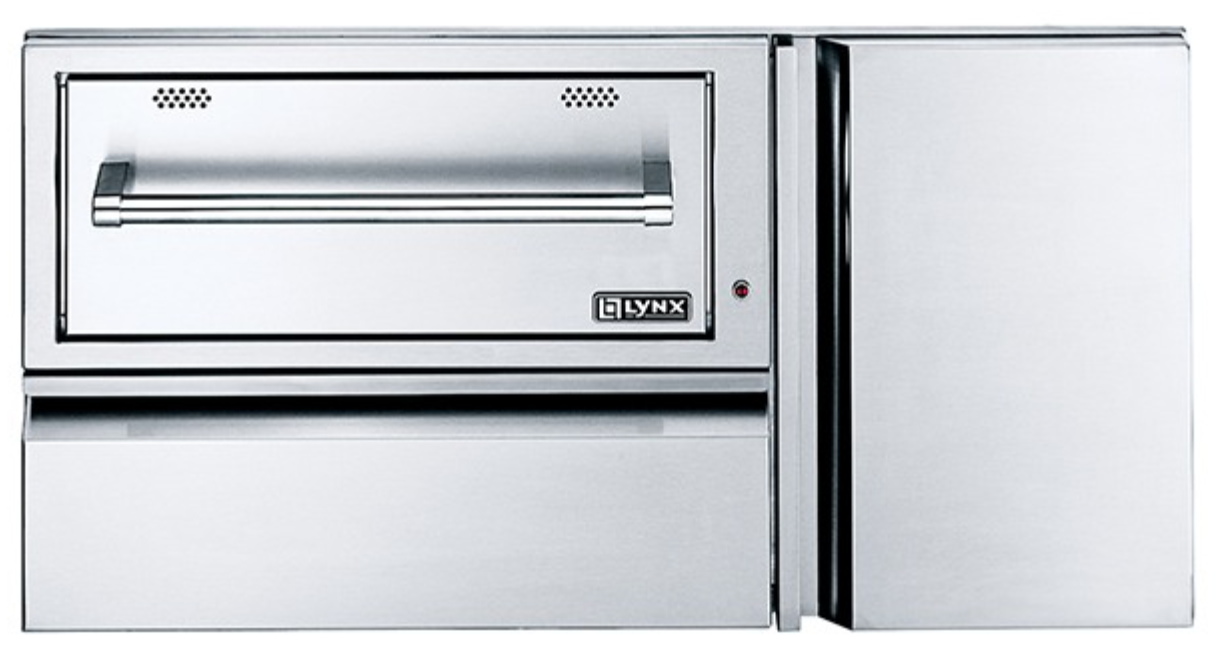 LYNX PROFESSIONAL 42" Convenience Center with Warming Drawer L42CC-1
