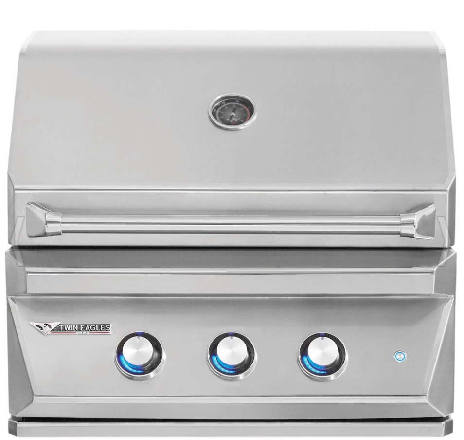 Twin Eagles 30" Built In Gas Grill with Infrared Rotisserie TEBQ30R-C