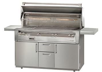 56" Alfresco Standard All Grill Head on Deluxe Cart With Sear Zone - ALXE-56BFGC