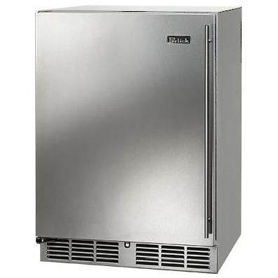 Perlick 24" C Series Outdoor Refrigerator With Stainless Steel Solid Door Hinge Left - HC24R0-4-1L