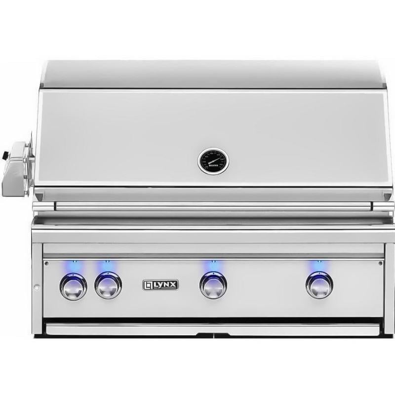 Lynx Professional 36" Built-In All Trident Sear Burner Grill with Rotisserie - L36ATR