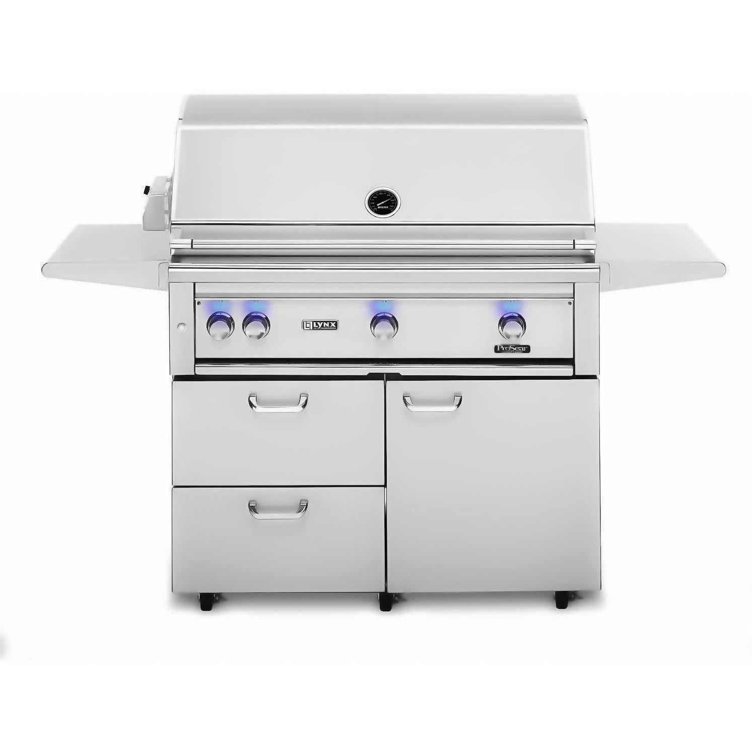 LYNX 42" Freestanding Grill with 1 Trident and Rotisserie L42TRF