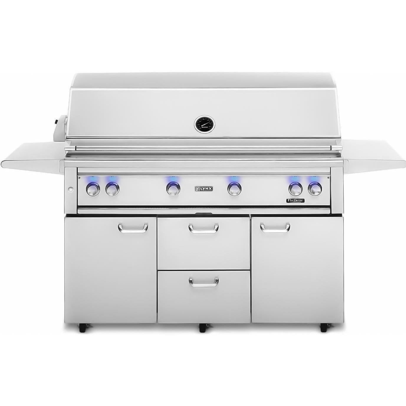 LYNX PROFESSIONAL  54" Freestanding Grill with 1 Trident Sear Burner and Rotisserie L54TRF