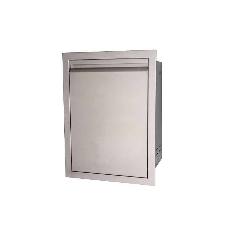 RCS VALIANT SERIES STAINLESS STEEL TRASH DRAWER FULLY ENCLOSED - VTD1