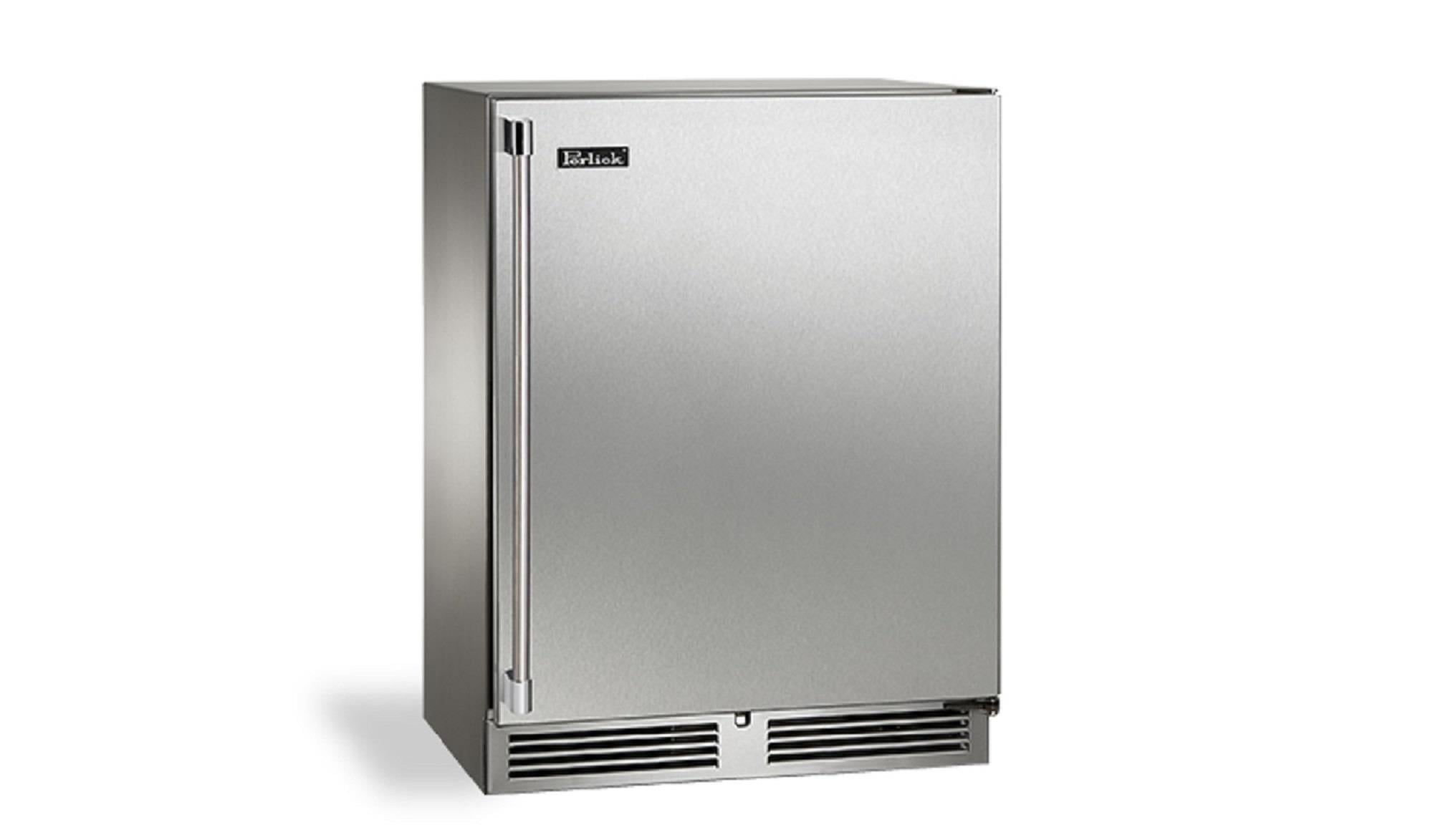 Perlick 18" Signature Series Sottile Outdoor Beverage Center With Stainless Steel Door Hinge Left - HH24BO-4-1L