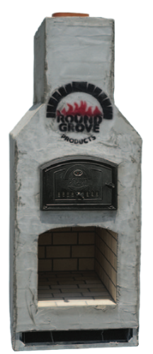 Round Grove Fiesta Brick Oven over Mini Fire Box CU2299 (READY TO FINISH)