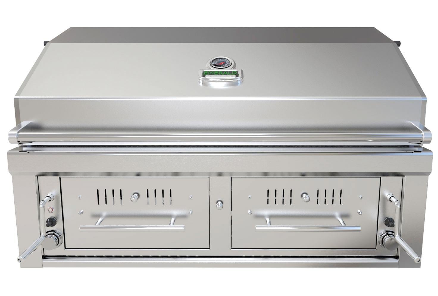 Sunstone 42 inch Gas/Charcoal/Wood Hybrid Built in Grill EMCHDZ42