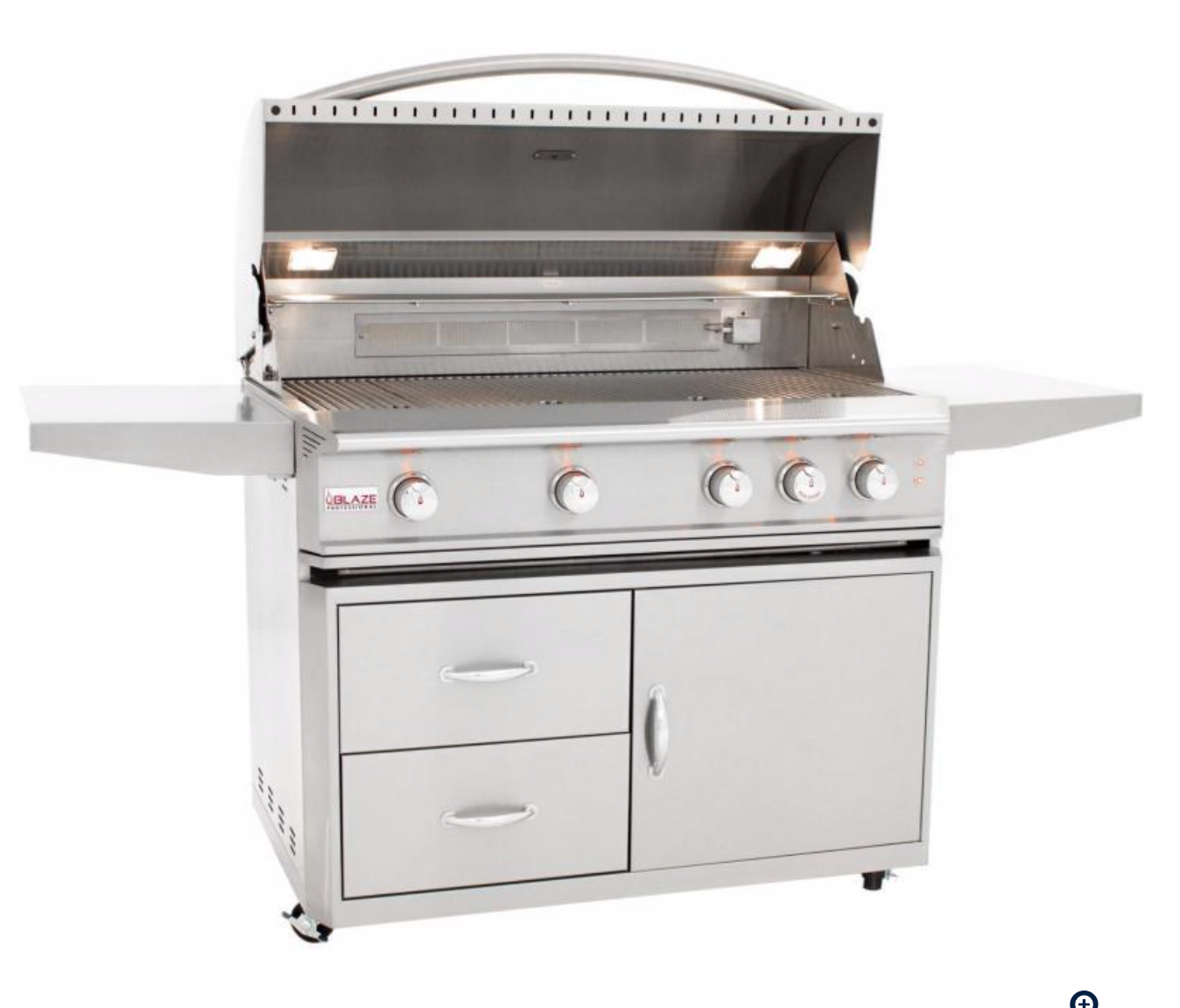 Blaze Professional 44-Inch 4-Burner Grill With Rear Infrared Burner BLZ-4PRO + BLZ-4PRO-CART (BLZ-4PRO + BLZ-4PRO-CART)