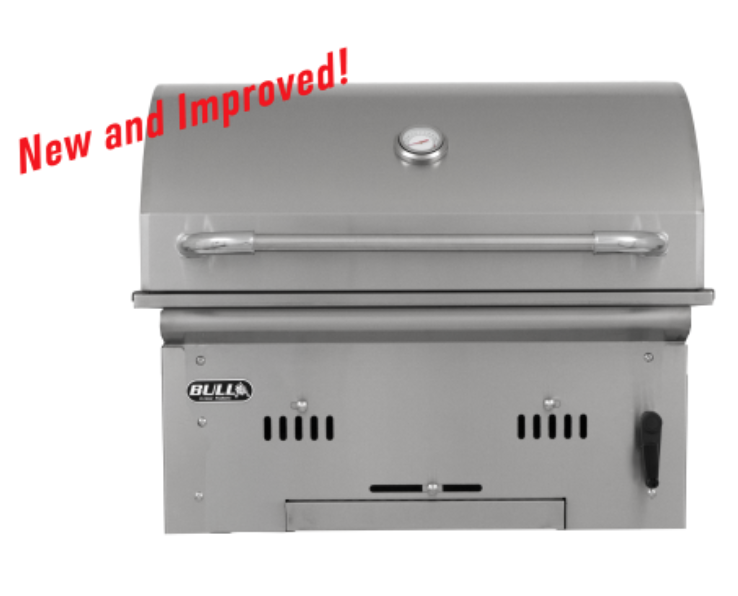 BULL OUTDOOR PRODUCTS 30" BISON PREMIUM BUILT IN CHARCOAL GRILL 88787