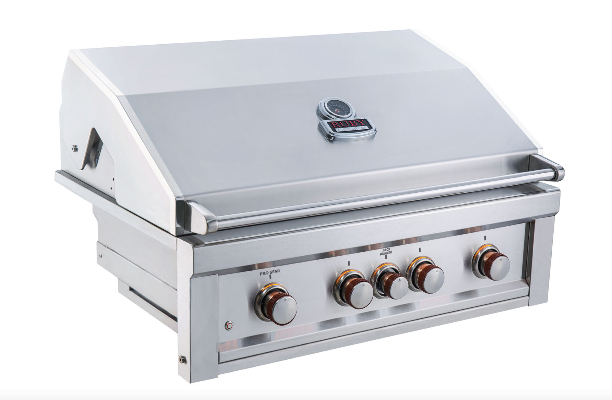 Sunstone Ruby 4 Burner Pro-Sear 36 inch Built in Gas Grill with IR burner - RUBY4BIR