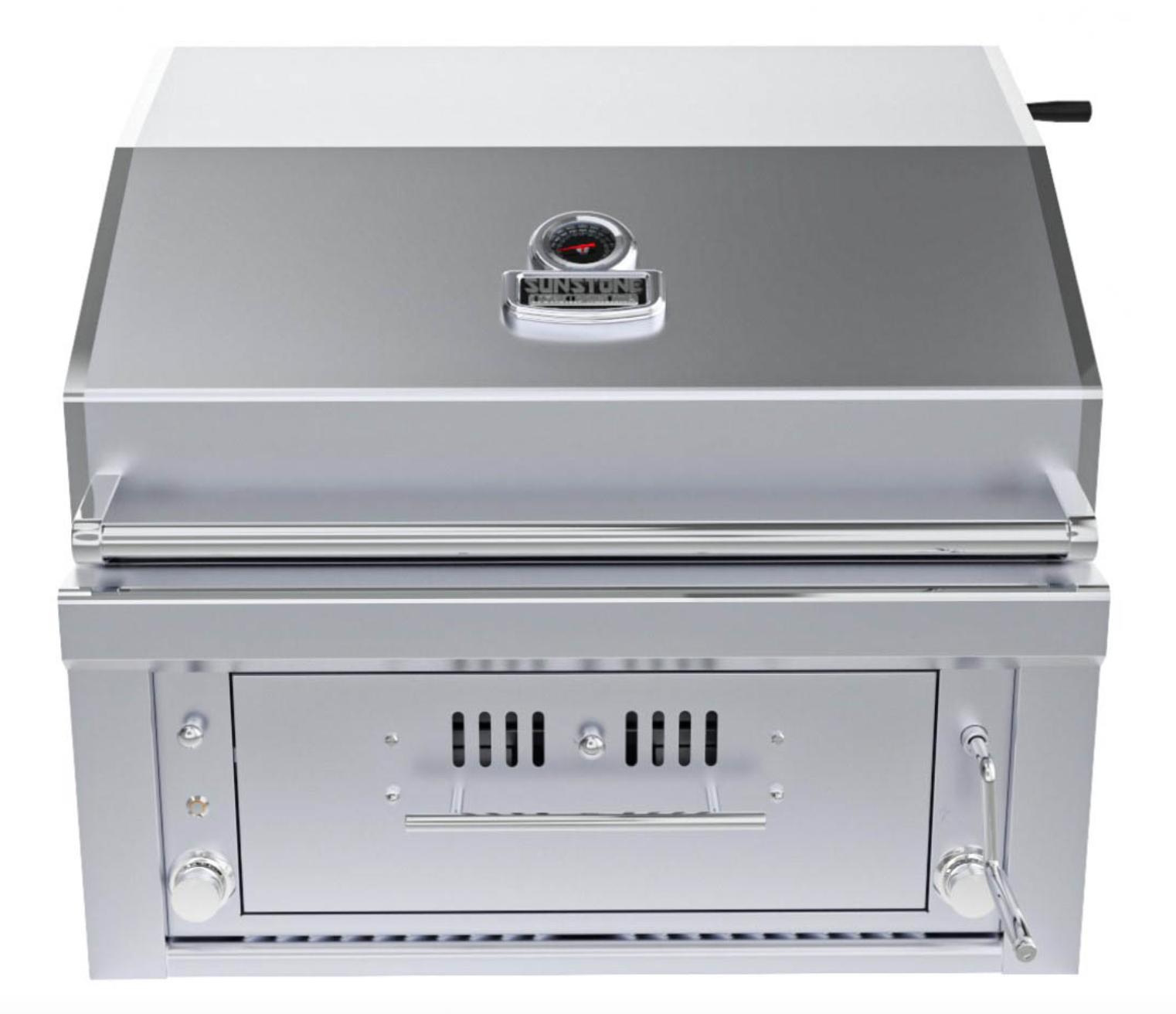 Sunstone 30” Gas/Charcoal/Wood Hybrid Built in Grill - SUNCHSZ30IR
