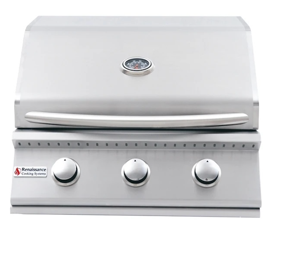 RCS PREMIER SERIES 26" STAINLESS STEEL BUILT IN GRILL - RJC26A
