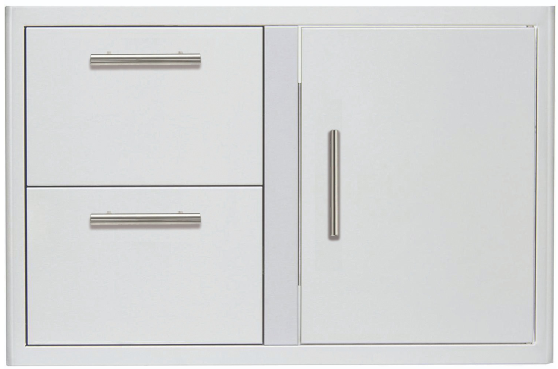 Blaze 32 Inch Access Door & Double Drawer Combo (BLZ-DDC-R-LTSC)