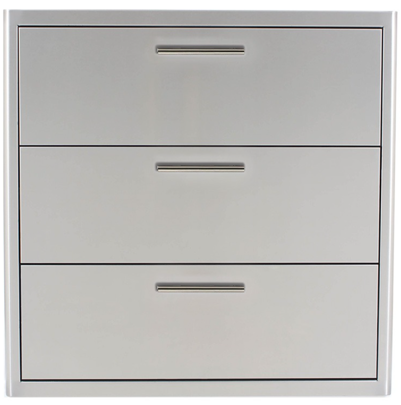 BLAZE 30 Inch Triple Access Drawer (BLZ-30W-3DRW-LT)